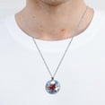 thumbnail image 5 of Octopus Women's Glass Circular Pendant Necklace, 5 of 5