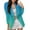 Mint Green, variant on Vedolay Tops for Women Womens Solid Color Open Front Plus Size Long Sleeve Office Blazers Jacket,Mint Green XL