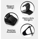 thumbnail image 3 of Clothes Hangers 20 Pack - Plastic Hangers Space Saving - Durable Coat Hanger with Shoulder Grooves (Black), 3 of 4