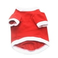 thumbnail image 4 of CICRKHB Small Dog Sweater Pet Dog Winter Christmas Print Plush Clothes Pet Dog Long Sleeve Top Pet Supplies Red, 4 of 6