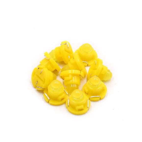 10Pcs DC 12V T4.7 LED Amarillo Bombilla Cerámica Luz de Panel de Instrumentos de Coche