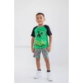 thumbnail image 3 of Set de camiseta Minecraft Creeper para niños grandes con pantalones cortos 14-16, 3 of 8