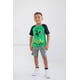 thumbnail image 3 of Conjunto de Remera y Shorts Minecraft Creeper para Niños Verde/Gris, 3 of 8