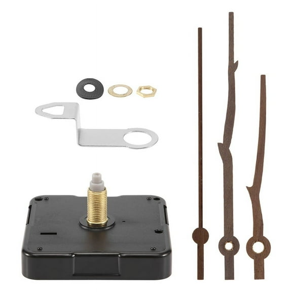 DIY Silent Quartz Movement Mechanism Wall Clock 20mm Hands Clock for 12 Inch Clock Replaced Parts,Branch Wood