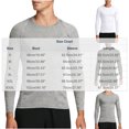 thumbnail image 2 of BELTNOV Men's Athletic Compression Long Sleeve Shirt Quick-Dry Stretch Workout Base Layer Moisture Wicking Thermal Undershirt for Gym Running Gray, 2 of 3