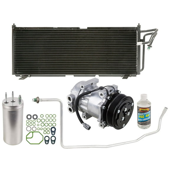 A/C Kit w/ AC Compressor Condenser & Drier For 2001 Jeep Cherokee XJ - BuyAutoParts