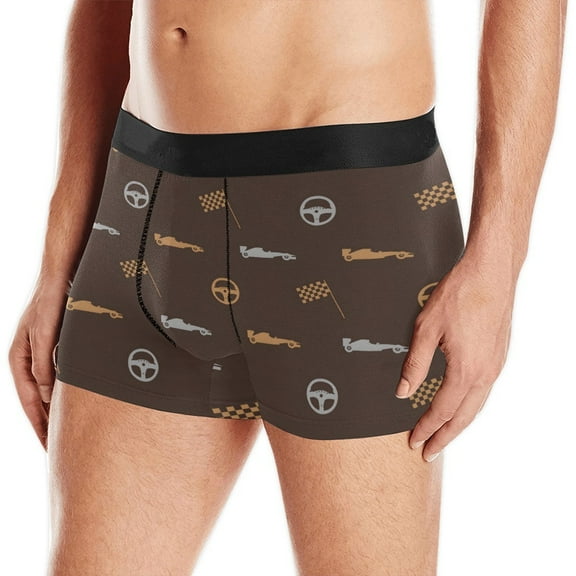 Mens Boxer Briefs - Men's Boxer Shorts - Race Day - XS