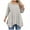 Khaki1, variant on zbxnLI Womens Plus Size Tops 3/4 Sleeve Tunic Tops Striped Graphic Tee High Low Hem Dressy Blouses