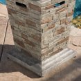thumbnail image 5 of Taurus 19.5-inch Stone MGO Fire Column - 40,000 BTU, 5 of 5