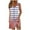 Purple, variant on Dresses for Women,Mini Dress for Women,Women's Gradient Stripe Print Fake Button V-Neck Sleeveless Spaghetti Strap Flowy Long Maxi Dress with Back Detail for Casual Outing or Party Dress