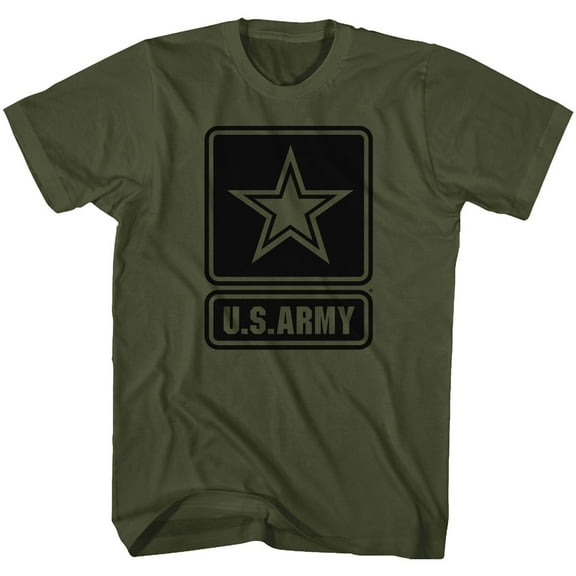 Army Logo Military Green Adult T-Shirt