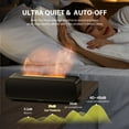 thumbnail image 6 of Noahstrong Flame Oil Diffuser Humidifier, 250ml Essential Oil Diffusers for Large Rooms, Dynamic Fire Flame Sound Pickup, Cool Mist Oil Diffuser for Home with 7 Color Lights, Remote Control, Black, 6 of 10