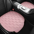 thumbnail image 2 of Taotanxi Car Seat Cushion [Autumn & Winter Car Essentials] Soft Winter Plush Backless Non-Slip Warm Seat Cushion Universal Car Interior Accessories Memory Foam Cushion (Pink), 2 of 5