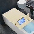 thumbnail image 3 of Bathtub Cover - Foldable Bathtub Cover, Tub Cover for Bathtub, 59''L x 31.5''W, PVC Bath Tray, Bath Insulation Cover, Foldable Bathtub Board for Salons, Hotels, Homes, Spa (Yellow 70.1''L x 31.5''W), 3 of 8