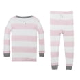 thumbnail image 3 of Burt's Bees Baby Organic Cotton Baby, Toddler & Girl Pajama Tee and Pant Set, Sizes 12 Months-7 Years, 3 of 7
