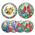 thumbnail image 1 of Posavasos con pintura de diamantes, posavasos con diseño de flores y animales, suministros para manualidades, 4 Uds., 1 of 8