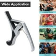 thumbnail image 3 of Yescom Guitar Capo Tune Clamp for Acoustic Electric Classical Guitar Silver New, 3 of 8