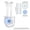 1PCS, variant on HOARBOEG Transparent Toilet Tank Cleaning Tablet Holder, Toilet Cistern Tablet Holder, Toilet Cleaner Dispenser for Bowl Cleaning Tablets, Anti-Pollution Toilet Tank Organizer