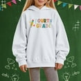 thumbnail image 2 of Chandail en Molleton pour Fille, Manches Longues, Imprimé, à Capuche, Col Rond, Chandail, Vêtements d'Hiver, 2-3 Ans, 2 of 4