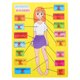 thumbnail image 1 of 1 set español rompecabezas de madera juguete para niños, 1 of 4