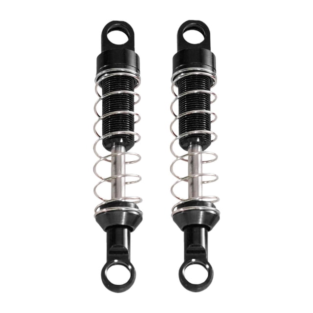Amortiguador de coche RC, pieza de repuesto de aleación de aluminio para MN99S 1 par negro