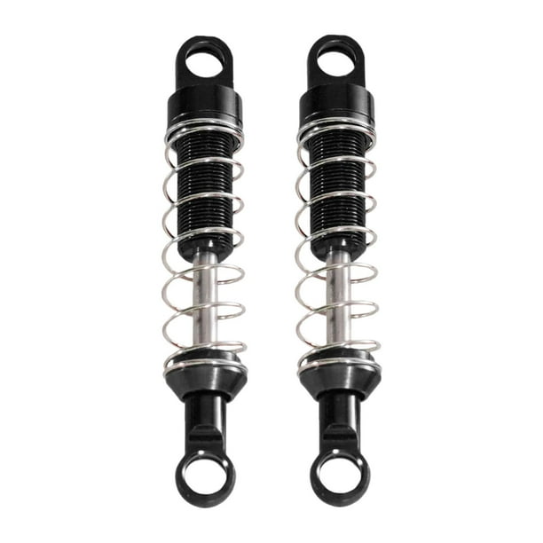 Amortiguador RC, pieza de coche RC, repuesto de aleación de aluminio, actualización de amortiguador RC para 1 par negro