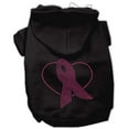 thumbnail image 3 of Mirage Pet Pink Ribbon Rhinestone Hoodies Cream XS, 3 of 6