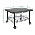 thumbnail image 2 of Mount-It! Under Desk Printer Cart Stand with Wheels, 2 of 9