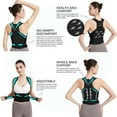 thumbnail image 5 of Posture Corrector for Women for Support: Back Brace for Full Back Support - Adjustable Shoulder Straightener for Women and Men (Black, Medium), 5 of 7