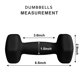 thumbnail image 2 of Balelinko Equipo De Gimnasio En Casa Entrenamientos Entrenamiento De Fuerza Pérdida De Peso Pilates Pesas Conjuntos De Yoga Pesas Para Mujeres, Hombres, Personas Mayores Y Jóvenes, 4 Libras, Par Negro, 2 of 5