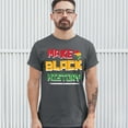 thumbnail image 3 of Tee Hunt Make History T-Shirt Human Rights Activism Equality Freedom Men's Tee, Charcoal, X-Large, 3 of 5
