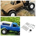 thumbnail image 2 of maskred Stronger Steering Link Rod Steering Linkage Tie Rod For 1/16 WPL C14 Titanium, 2 of 6