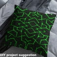 thumbnail image 2 of Homewish Futuristic Abstract Fabric by the Yard 1 Yard, Green Stripes Ombre Room Decor Fabric by the Yard, Teens Boys Kids Child Sewing Fabric, Lightweight Room Decor, 2 of 6