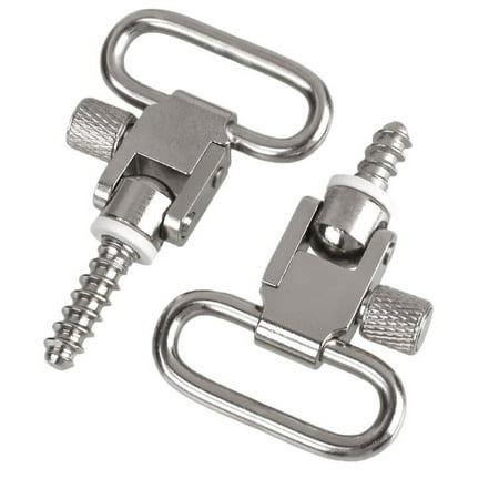 Fymall 1 pair Quick Detach Sling Swivels Stud Steel Metal Strap