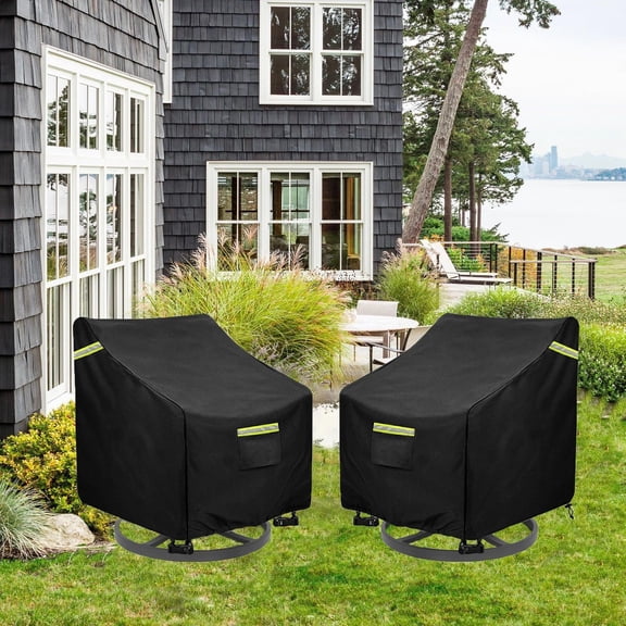 Outdoor Swivel Lounge Chair Cover 4 Pack