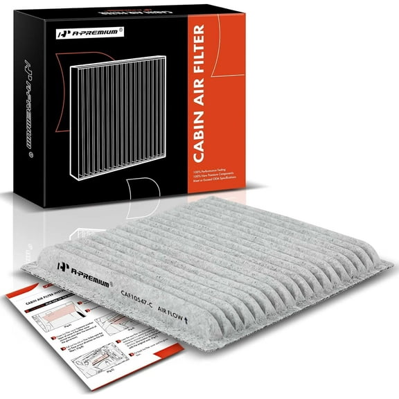 A-Premium Cabin Air Filter with Activated Carbon Compatible with Ford, Lincoln & Mazda Models - Edge 2007-2015, MKX 2007-2018, CX-9 2007-2015 - 2.0L 3.5L 3.7L - Replace# 7T4Z-19N619-B
