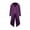 Purple, variant on Bainana Big Boys Tailcoat Solid Color Long Sleeve Lapel Neck Coat Retro Fashion Boys Mid Length Playwear Jacket Black Size 15-16 Years