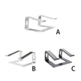 thumbnail image 4 of Injueey Soporte para ordenador, estante de almacenamiento antideslizante de aluminio, soporte de refrigeración Universal de doble capa, tren Electrónica Gris, 4 of 6
