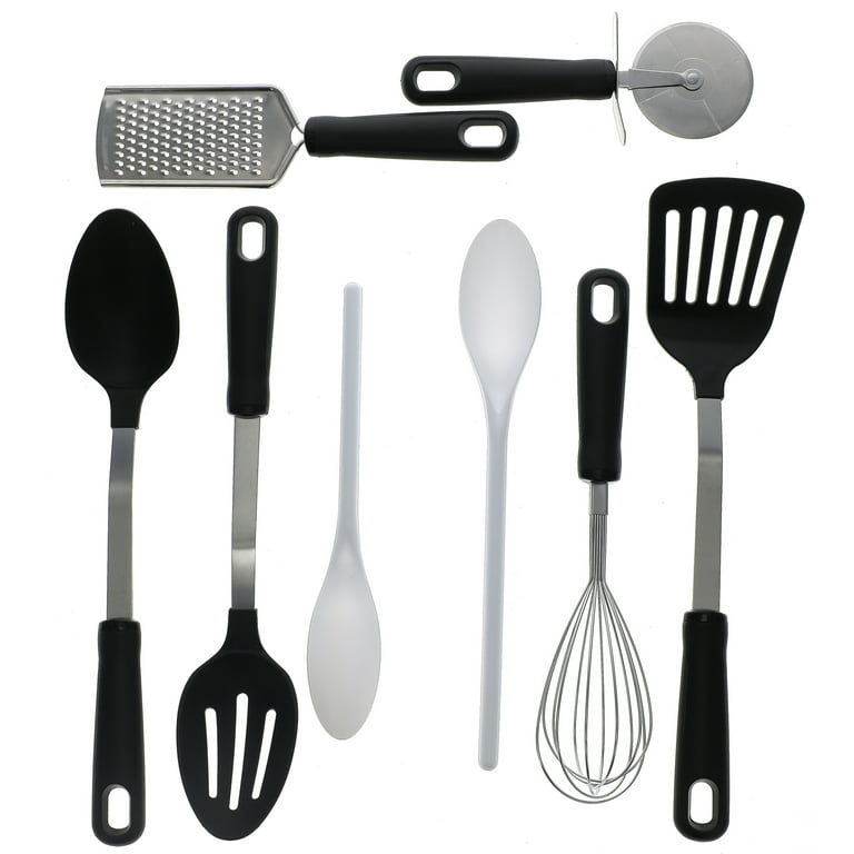 Marte 304 stainless steel kitchen cooking utensils set,6 pcs all metal professional  cooking tools set