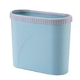 thumbnail image 1 of GOOHOCHY Cubo de basura doméstico, contenedor de basura para escritorio, contenedor de reciclaje, duradero para cocina y baño (azul cielo), 1 of 8