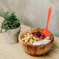 thumbnail image 4 of 4Pcs Silicone Spoons Fruit Salad Spoons Multipurpose Cooking Spoons Home Tableware, 4 of 4