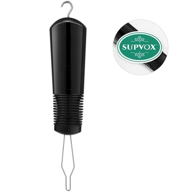 OULII button and zipper assist tool Grip Button Hook 1Set Black Iron ABS for limited hand mobility users