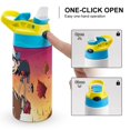 thumbnail image 4 of Gravity Falls Kids Water Bottle Stainless Steel Vacuum Insulated Water Cup With Covered Pop-Up Straw, 4 of 8