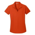thumbnail image 5 of Yellow Rooster Women's Dry Zone Grid Polo T-Shirt Autumn Orange XS, 5 of 6