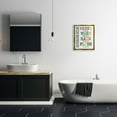 thumbnail image 2 of Stupell Industries Colorful Bathroom Rules List Metallic Gold Framed Floating Canvas Wall Art, 16x20, by Jo Moulton, 2 of 5