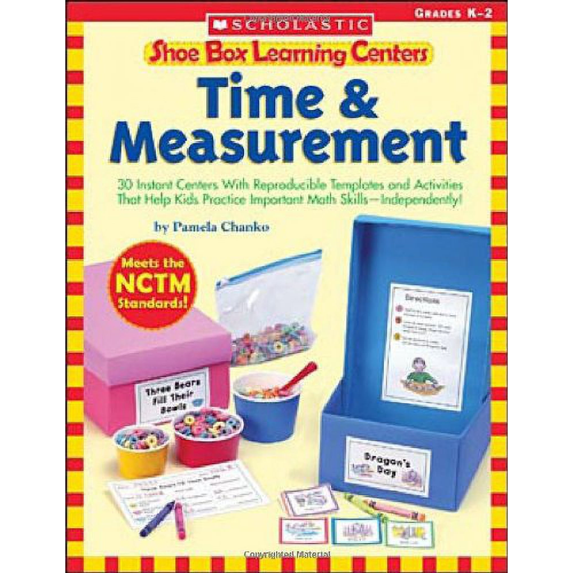 Time & Measurement: 30 Instant Centers With Reproducible Templates And Activities That Help Kids Practice Important Math Skills Independently! (Shoe Box Learning Paperback
