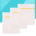 thumbnail image 2 of 3pcs Fine Mesh Laundry Bags Zippered Washing Bags Delicates Protection Bags for Underwear Lingerie, 2 of 7