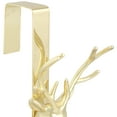thumbnail image 5 of Northlight Reindeer Over the Door Christmas Wreath Hanger - 15.25" - Gold, 5 of 8