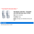 thumbnail image 2 of Side Marker Light Bulb - Compatible with 2006 Mercedes-Benz CLS500, 2 of 2