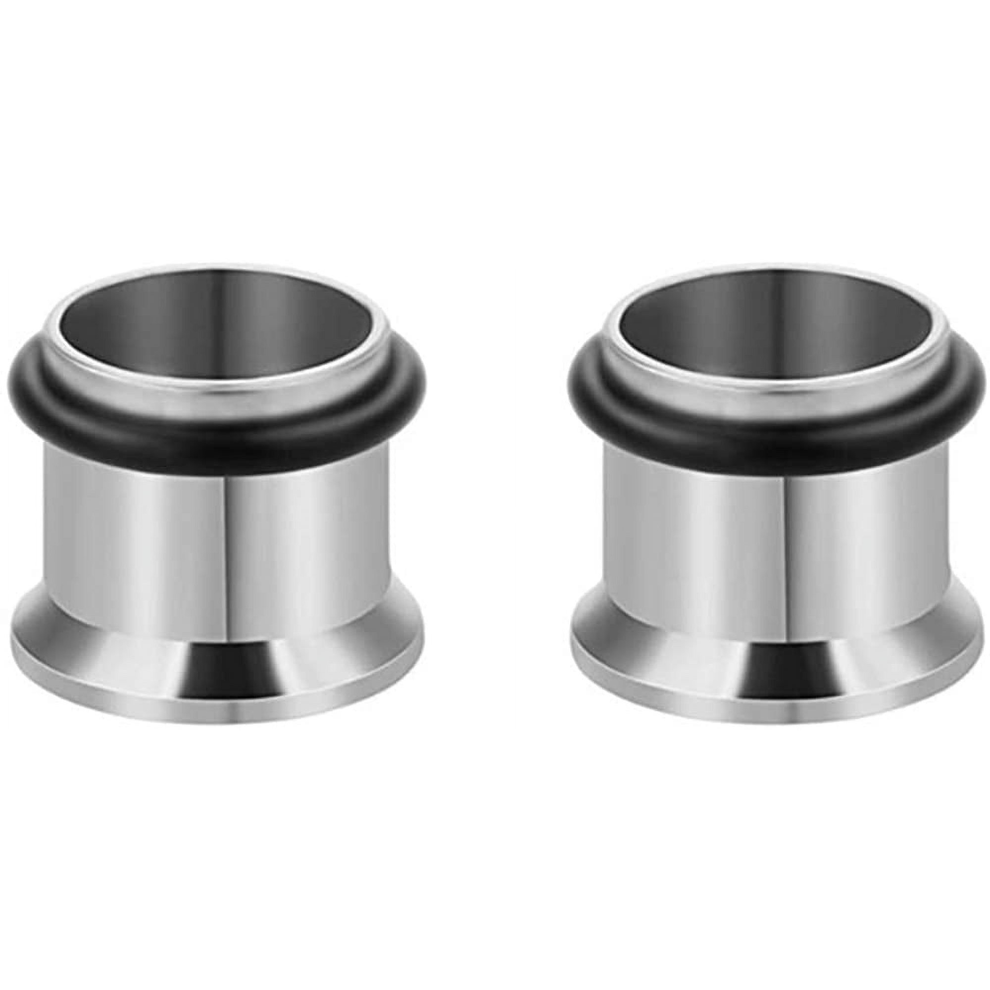 Pair of 316L Surgical Steel Dark Blue Anodized Screw-fit Piercing